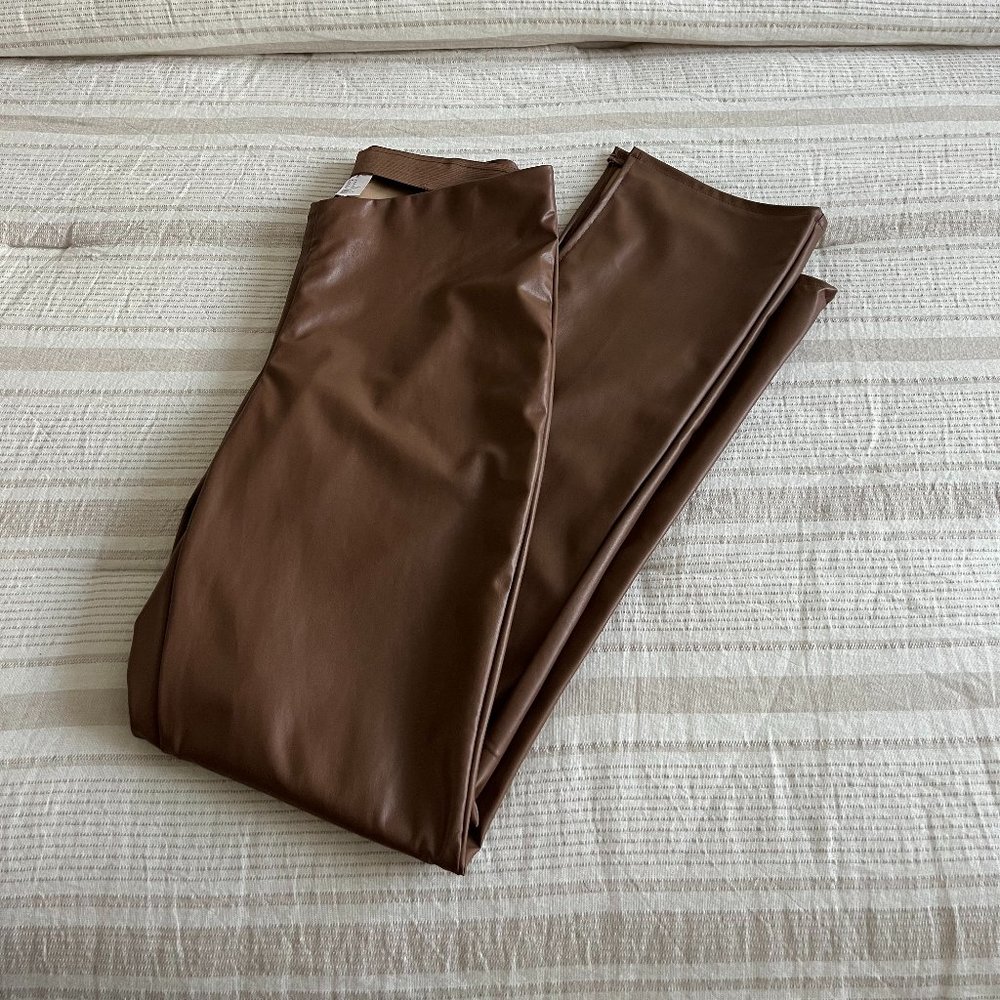 Brown Leather Pants